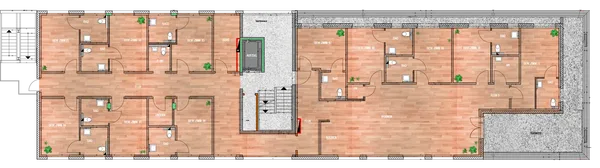 Grundriss Demenz-Wohngemeinschaft "An der Wupper 2"